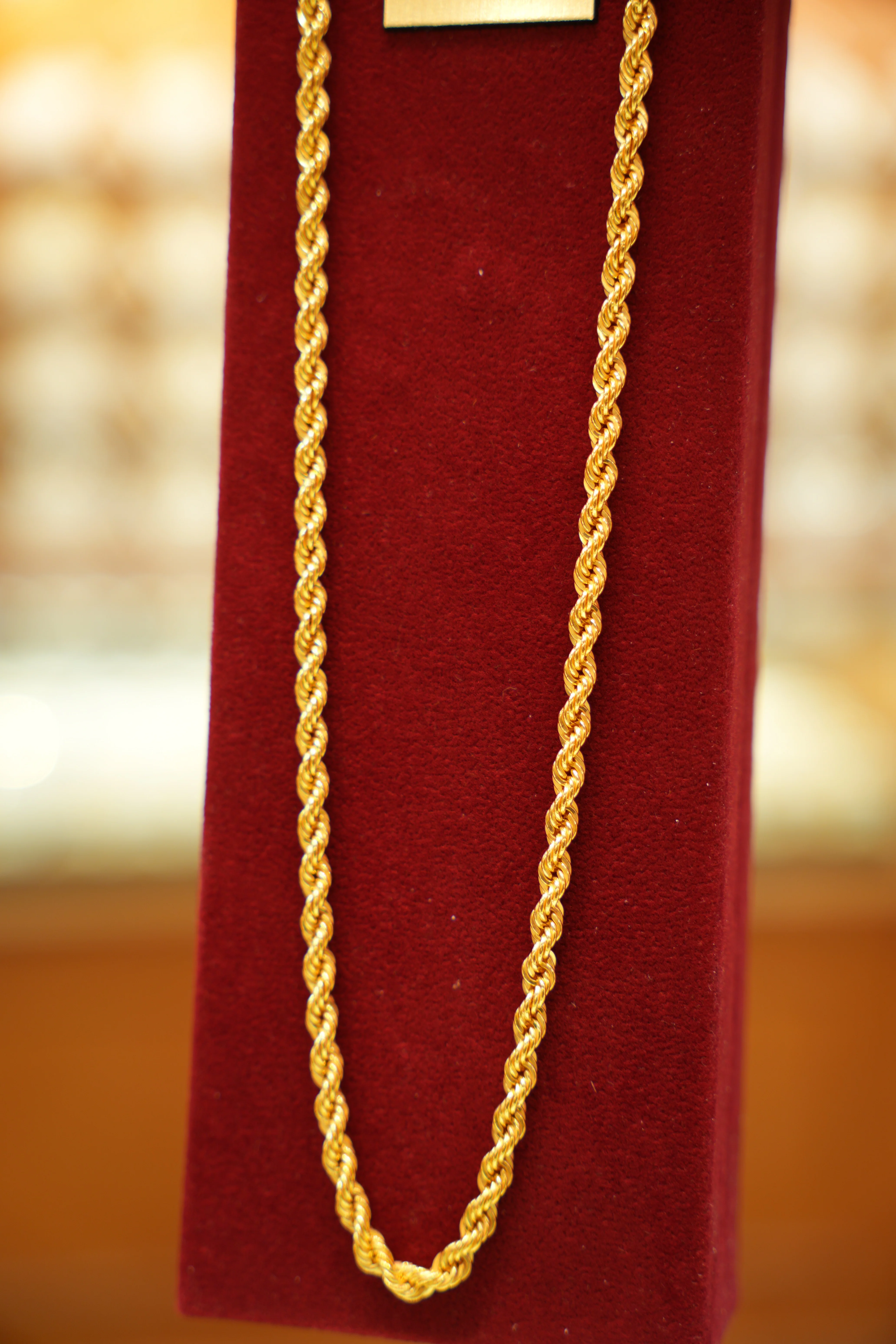 22K Gold Men's Chain (22 Inches) - Image 3