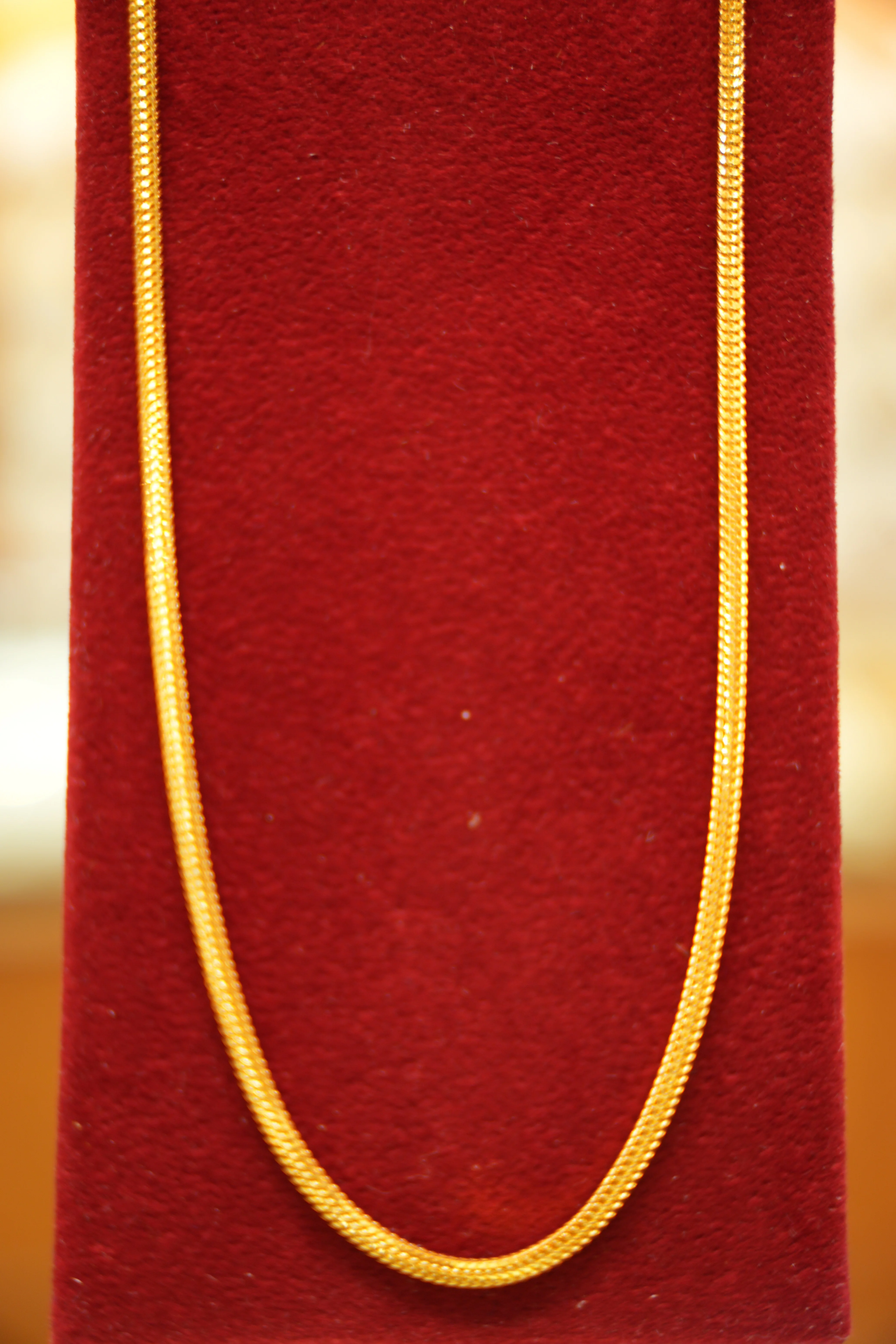 22K Gold Men's Chain (24 Inches)