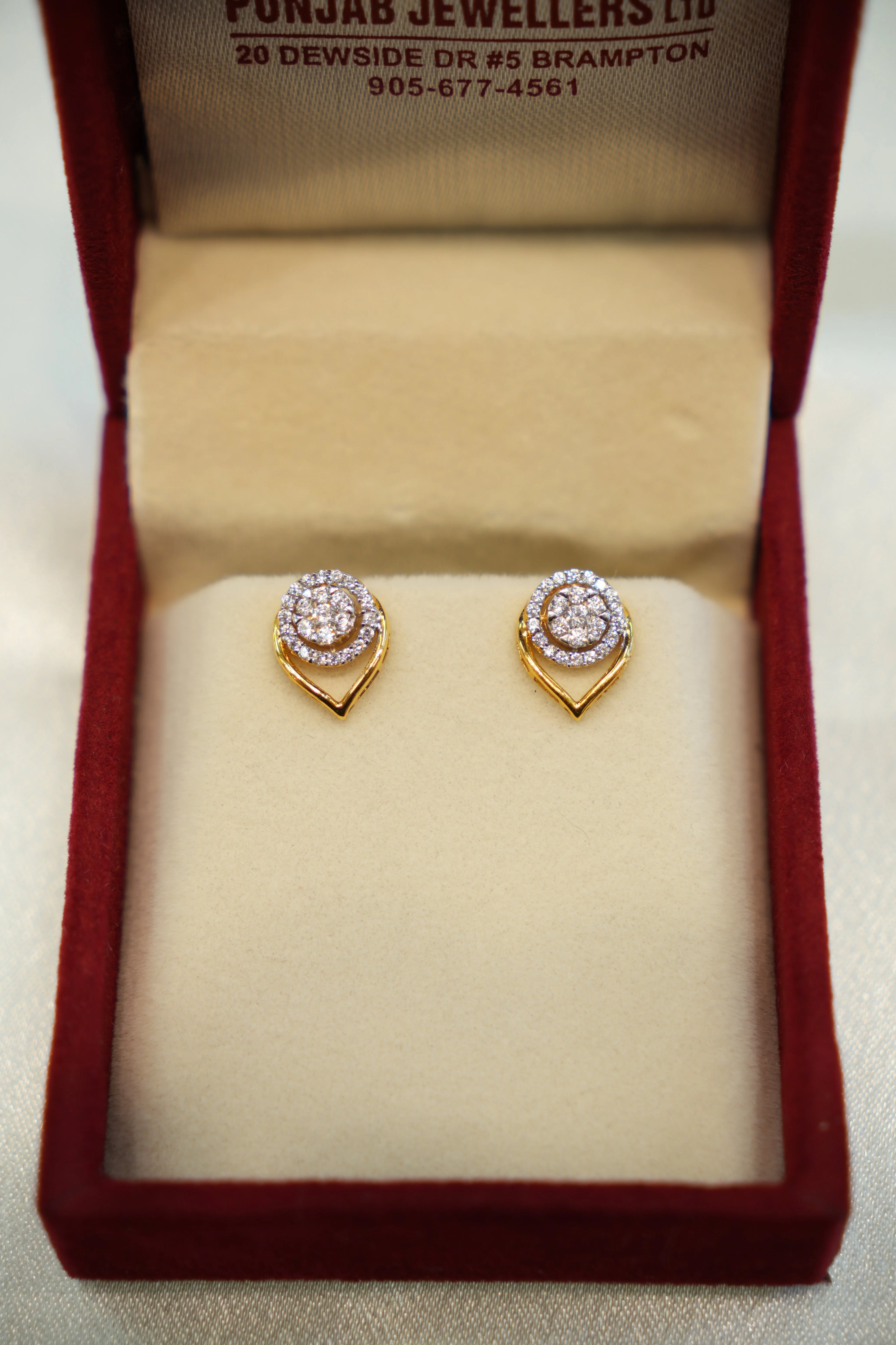 22K Gold Ladies Earrings